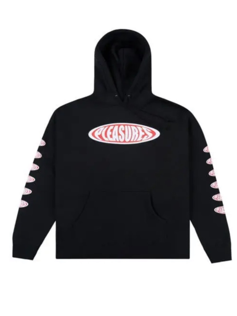 NWOT PLEASURES Bubble Logo Hoodie Size Medium Men’s